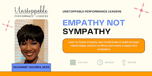 Empathy Not Sympathy: Integrating Mindfulness & Wellbeing Into The Work Environment primary image