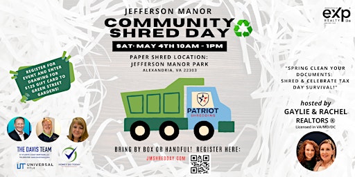 Imagem principal de Jefferson Manor: Community Shred Day