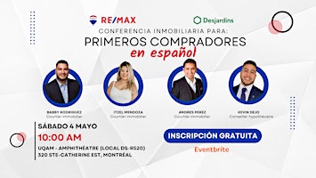 Conferencia inmobiliaria para PRIMEROS COMPRADORES (En español) primary image