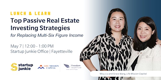 Imagen principal de Lunch & Learn: Top Passive Real Estate Investing Strategies