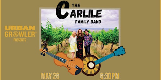Imagem principal do evento The Carlile Family Band at Urban Growler