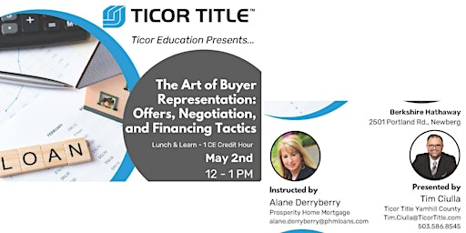 Imagem principal do evento The Art of Buyer Representation