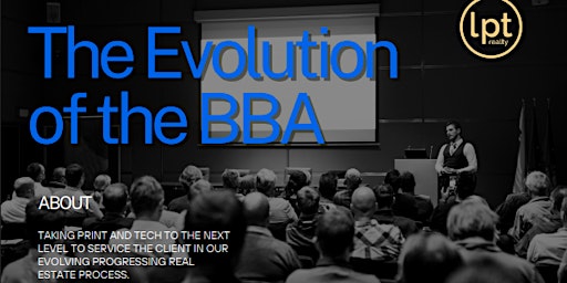 Imagem principal do evento Evolution of the BBA