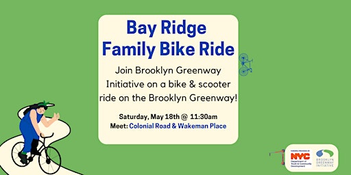 Imagem principal do evento Bay Ridge Family Bike & Scooter Ride