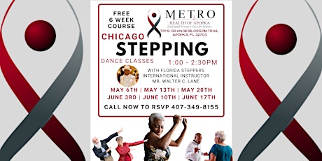 Free Chicago Style Stepping Class with Mr Walter Lane at MetroHealth