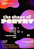 Imagem principal do evento The Shape of Poetry workshop series