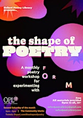 The Shape of Poetry workshop series