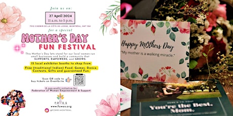 Mother's Day (Indian-themed) Fun Festival