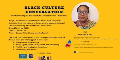 Southwark Council Black Culture Conversation