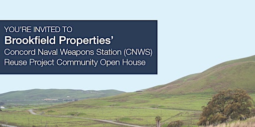 Brookfield Properties CNWS Reuse Project Community Open House primary image