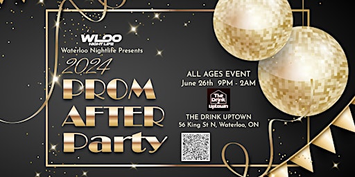 Image principale de 2024 Prom After Party @The Drink Uptown - All Ages "Non Alcoholic Event"