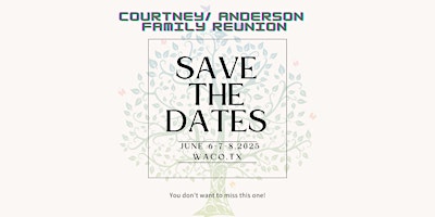 Imagem principal do evento Courtney/Anderson Family Reunion
