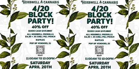 Exclusive 4/20 Flower Bar & Block Party