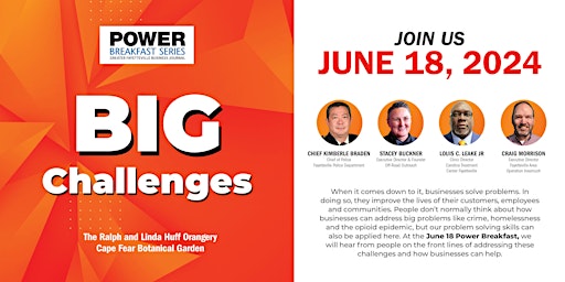 Image principale de Power Breakfast Series - BIG Challenges