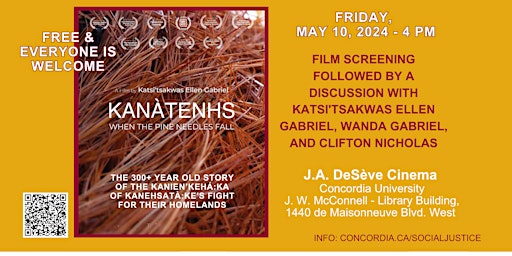 Screening of Ellen Gabriel's Kanàtenhs - When the Pine Needles Fall primary image