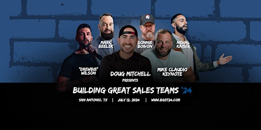 Hauptbild für Building Great Sales Teams '24
