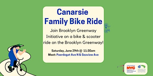 Primaire afbeelding van Canarsie Family Bike & Scooter Ride