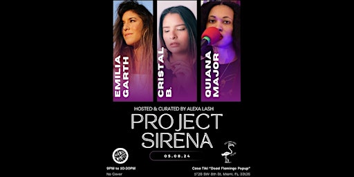 Imagem principal do evento Project Sirena: A Night of Original Music