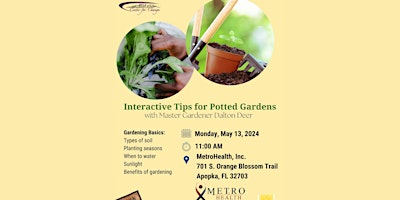 Hauptbild für Free Interactive Tips for a Potted Gardens at Metro Health of Apopka