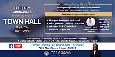 Primaire afbeelding van Tarrant County Precinct 2 Town Hall: Property Appraisals