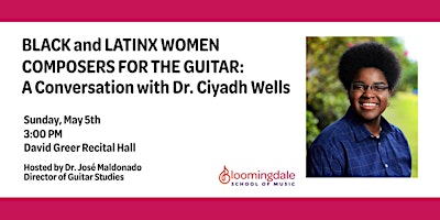 Primaire afbeelding van Black and Latinx Women Composers for the Guitar