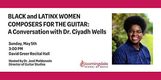 Primaire afbeelding van Black and Latinx Women Composers for the Guitar