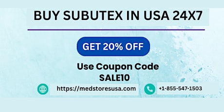 Purchase Buprenorphine 8mg (Subutex) Online Time-sensitive shipping