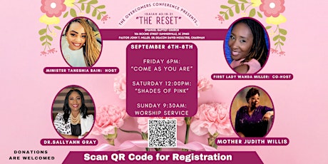 The Overcomers Conference presents:  “The Reset”