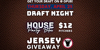 Image principale de Draft Night @ GPub