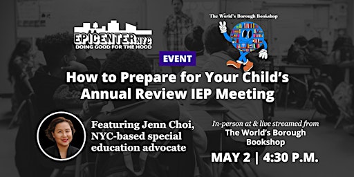 Imagem principal do evento How to Prepare for Your Child’s Annual Review IEP Meeting
