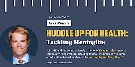 Primaire afbeelding van Ask2BSure’s Huddle Up for Health: Tackling Meningitis