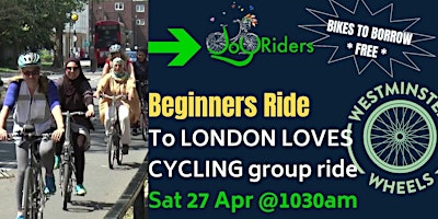 Primaire afbeelding van JoyRiders Feeder Ride: from Church St to London Loves Cycling!