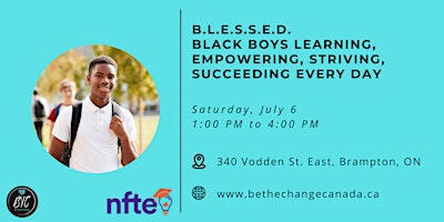 B.L.E.S.S.E.D Black Boys Learning, Empowering, Striving, Succeeding Every Day primary image