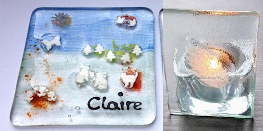 Fused Glass Chimes, Coasters or Tea Lights Class (deposit) primary image