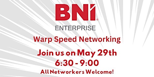 Imagem principal do evento Warp Speed Networking