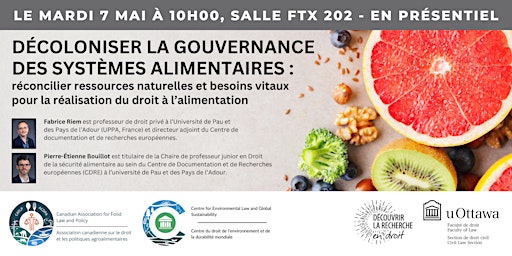 Imagem principal do evento Décoloniser la gouvernance des systèmes alimentaires