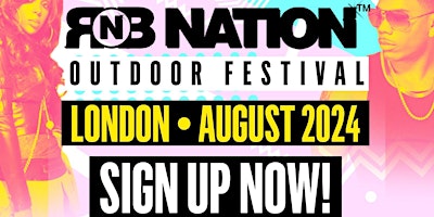 RnB Nation Outdoor Festival Poster