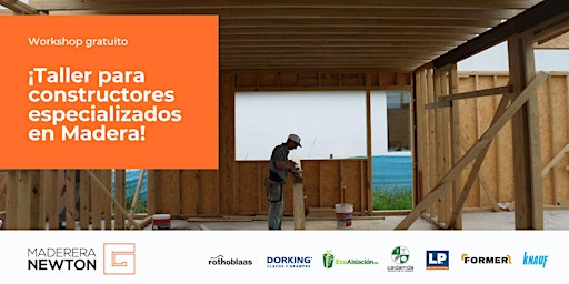 Imagem principal do evento ¡Taller para constructores especializados en Madera!