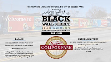 Immagine principale di 3rd Annual Black Wall Street Black Business Expo 