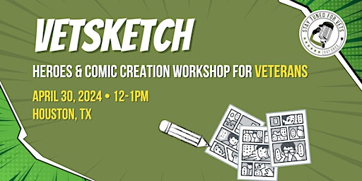 Imagem principal do evento VetSketch: Heroes & Comic Creation Workshop