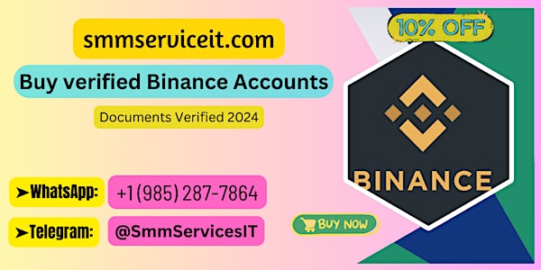 3 Best Sites To Buy Verified Binance Accounts(100% Verified & Safe)