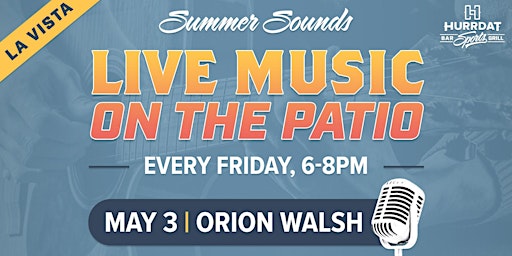 Imagem principal do evento Summer Sounds with Orion Walsh!
