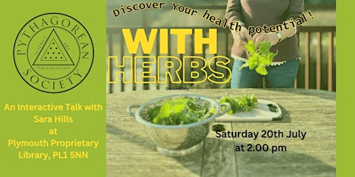 Discover your Health  potential with Herbs primary image