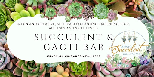 Image principale de Succulent Bar Make & Take, Event @ Drastic Measures Brewing, Wadena