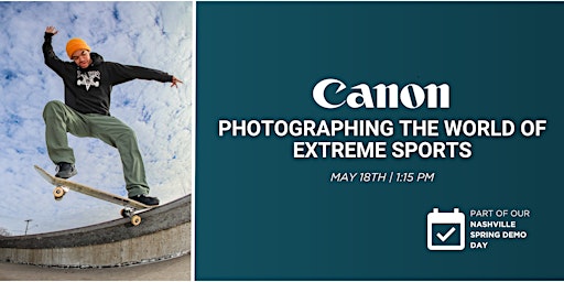Imagen principal de Extreme Sports Photography with Canon at Pixel Connection - Nashville