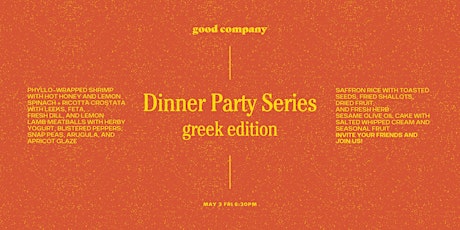 Dinner Party Series: Greek Edition