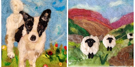 Felted Landscapes or Animal Portraits Class (deposit)