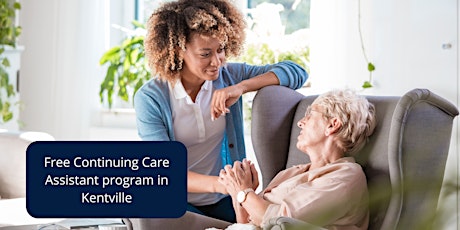 Free Continuing Care Assistant Program in Kentville