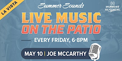 Image principale de Summer Sounds with Joe McCarthy!