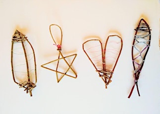 FREE! Mini Make Willow Weaving Star, Bird, Leaf, Heart